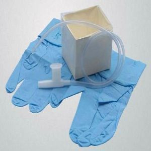 Cath-N-Glove 14 Fr Nitrile Gloves Suction Catheter Kit