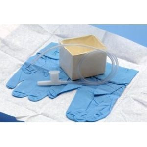 Cath-N-Glove 12 Fr Nitrile Gloves Suction Catheter Kit