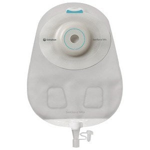 SenSura Mio 1-Piece Urostomy Pouch, Convex Light, Maxi, Transparent, Pre-cut 1" 10/BX