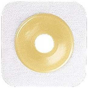 SUR-FIT Natura Stomahesive Flexible 4" X 4" Wafer White 1 3/4 10/BX