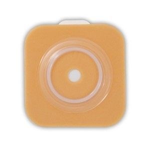 SUR-FIT Natura Stomahesive Flexible Pre-Cut 5" x 5" Wafer Tan 1 5/8 Stoma, flange size 2 1/4 10/BX