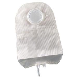 SUR-FIT Natura Urostomy Pouch Transparent Sm W/1-Sided Comfort Panel and Fold-Over Tap 1 3/4" 10/BX