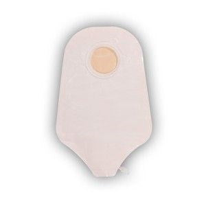 SUR-FIT Natura Urostomy Pouch With Accuseal Tap, Opaque Small, W/1-Sided Comfort Panel, 1 3/4" 10/BX