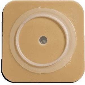 SUR-FIT Natura Durahesive Skin Barrier W/Flange (Overall Dimension 4" X4" ) W/O Tape Collar 1 3/4" (45mm.) 10/BX