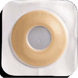 SUR-FIT Natura Durahesive Skin Barrier W/Convex-It With 45mm.-(1 3/4" ) Flange, W/Tape Collar-Pre-Cut 1 1/4" (32mm.) 10/BX