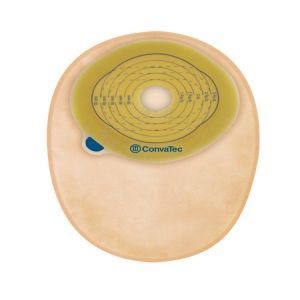 Esteem+ One-Piece Drainable Pre-Cut Pouch W/ Invisiclose, Modified Stomahesive, One-Sided Comfort Panel 12" Tranparent, 1 9/16" (40mm) 10/BX