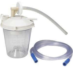 Suction Canister Kit 800cc w/Elbow, Filter, Lid, 6' Tubing 25/Case