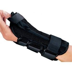 Wrist Splint 1/2 Forearm Procare Right Hand Black Small