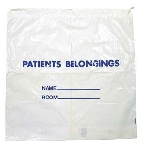 Patient Bag White Drawstring 20" X 20" 250/Case Personal