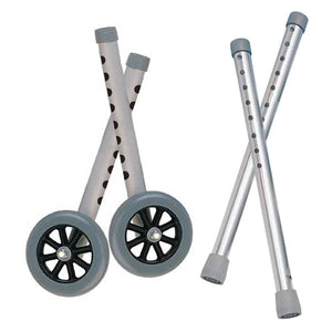 Walker Wheel Comb. Kit (Tall Extension Legs w/Wheels) - QG Med
