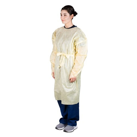 Level 2 Isolation Gown, XXL, Yellow 10/BG 10 BG/CS