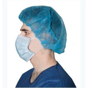 Surgeon's Cap Blue 100/Box Non Sterile