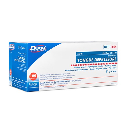 Tongue Depressor Sr 6" Sterile 100B 100/Box