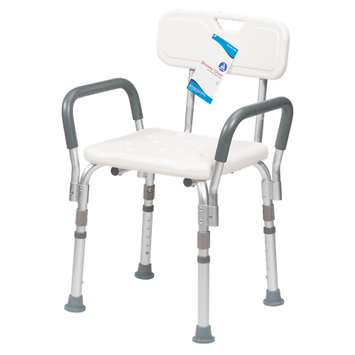 Shower Chair w/ Removable Back And Arms 4/CS