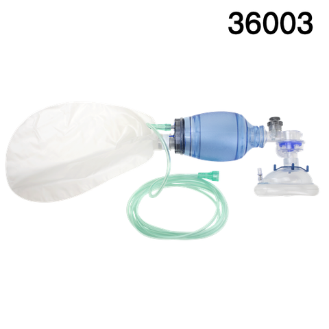 Mpr Bag Ped Mask Std Elbow 6/Case 10 Ft 2500 cc/mL Ambu