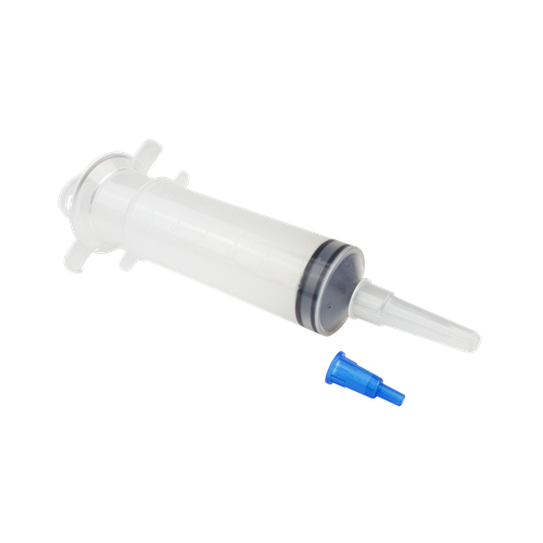 Enteral Feeding Syringe 60cc 30/Case With Pole Bag - Non-Sterile