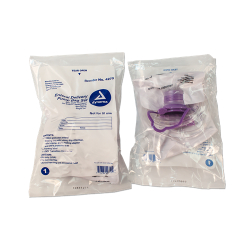 Enteral Delivery Pump Bag Set With Enfit Connector 30/Case