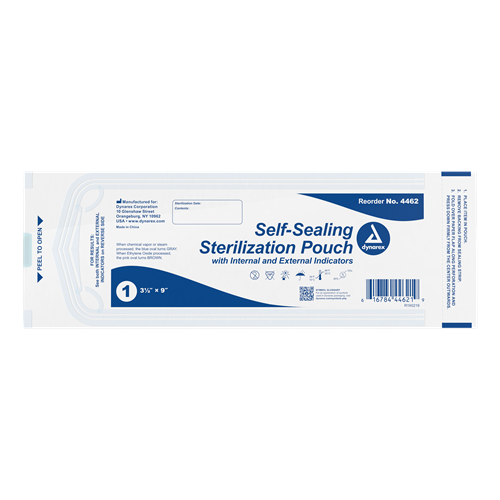 Sterilization Pouch 3 1/2" X 9" Self Seal 200/BX