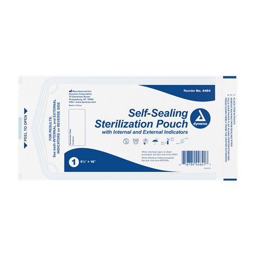 Sterilization Pouches 200/Box 5.25" X 10" 15 Box/Case