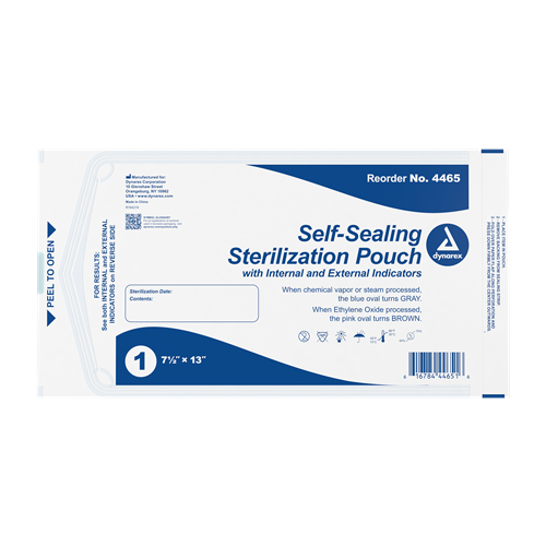 Sterilization Pouches 5/200/Case 7.5" X 13"