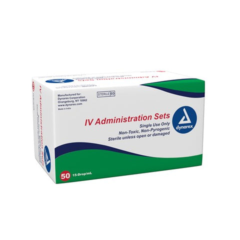 IV Administration Set - 15 Drop 83" 1 Inj Site 1Ll Site 50/Box