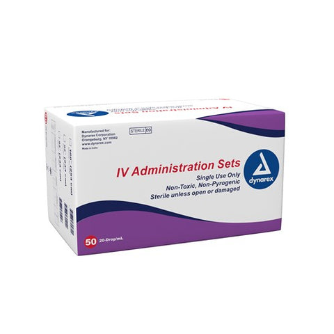 IV Administration Set -20 Drop, 100"1 Inj w/0.2 Micron Filter, 50/Box