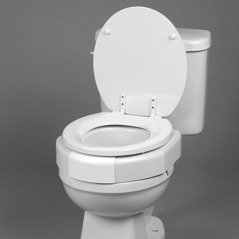 Elevated Toilet Seat Secure-Bolt Bariatric for Standard Toilets