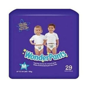 \ Wonderpants Medium (2T-3T) 4 Bags Of 29 (116 Count)