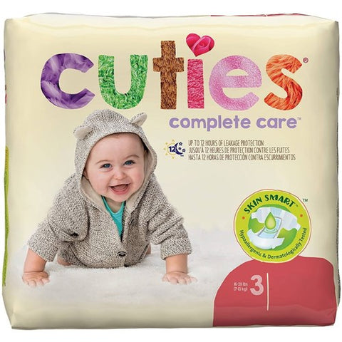 Cuties Baby Diaper Size 3 8 Bags Of 25 200/CS