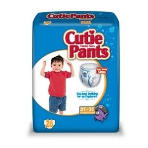 Cuties Training Pants Boy 2T-3T 4 Bags Of 26 Per Case