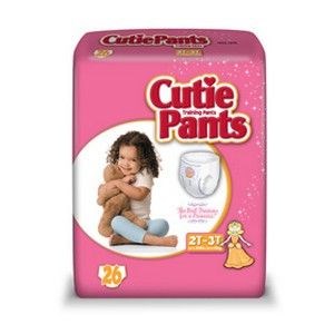 Cuties Training Pants Girl 2T-3T 4 Bags Of 26 Per Case