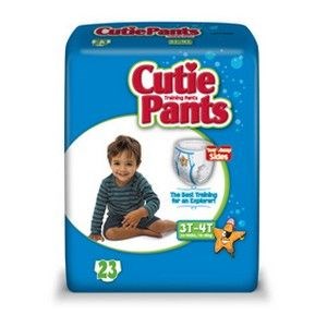 Cuties Training Pants Boy 3T-4T 4 Bags Of 23 Per Case