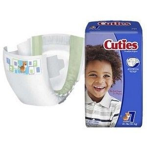 Cuties Diaper Size 7 41+ lbs 20 Per Bag