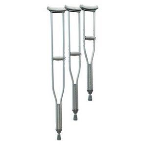 Crutch Aluminum Adult Tall Latex Free