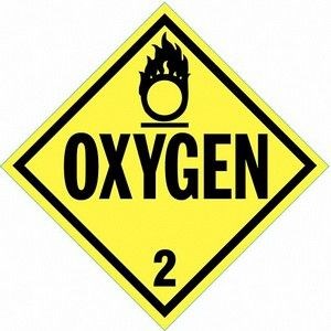 Door Sign Caution Stranco Inc Oxygen