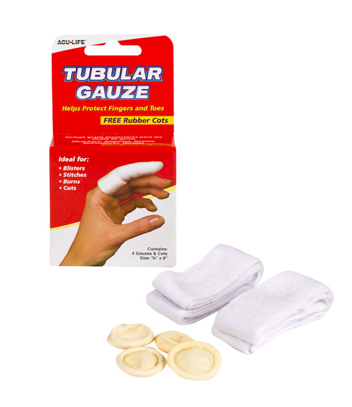 Tubular Gauze with Finger Cots for All Size Protection