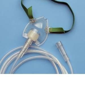 Oxygen Mask Peds 7' Tubing O2 Mask Peds Med Concentrate