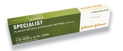 Specialist Plaster Splints X-Fast Setting 5 x30 Bx/50 Pack