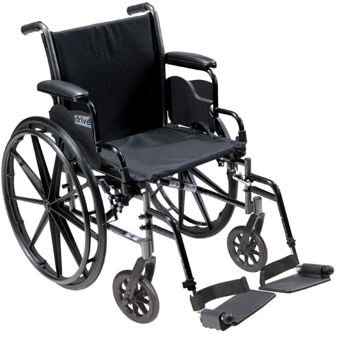 K3 Wheelchair Ltwt 18 w DDA & S A Footrests Cruiser III