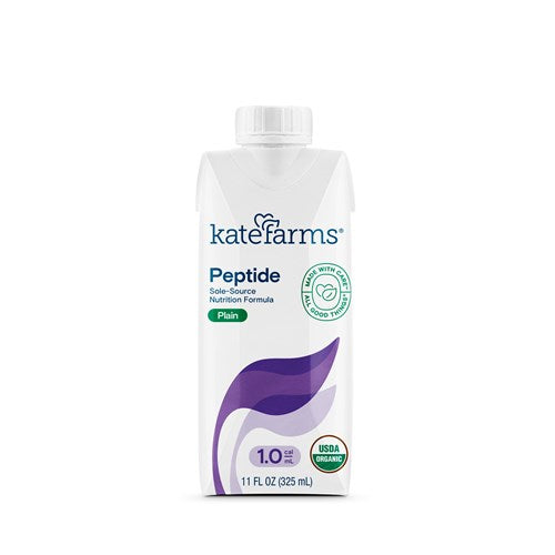 Kate Farms Peptide 1.0 Plain, 11 fl oz (325 mL) 12/CS