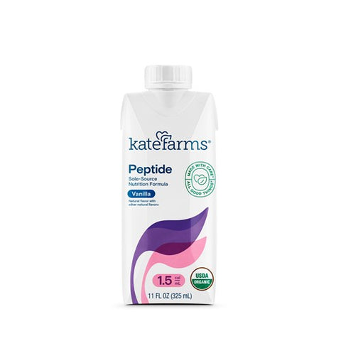 Kate Farms Peptide 1.5 Vanilla, 11 fl oz (325 mL) 12/CS