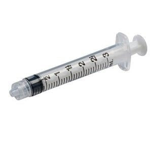 Monoject Softpack 3mL Syringe Luer Lock Tip 100/Box