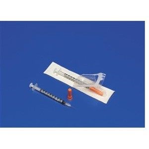 Monoject Softpack 1mL Insulin Syringe Regular Luer Tip 500/Case