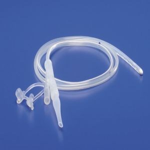 Salem Sump Silicone Dual Lumen 50/C Stomach Tube w/ CO2 Detector 16Fr