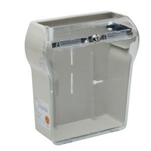 Sharpsagator Cabinet w/ Clear Front &Almond Back For 5 Quart Containers