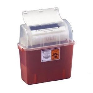 Sharp-A-Gator Gatorguard Container 2 Gallon Translucent Red