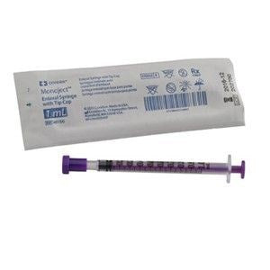 1mL Sterile Purple Oral Syringe 240/Case