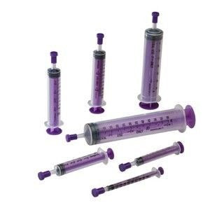 3mL Non-Sterile Purple Oral Syringe 500/Case