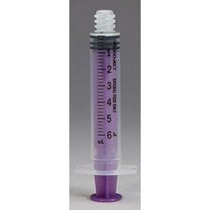 Syringe 6mL Oral / Enteral Purple Enfit 400/CS