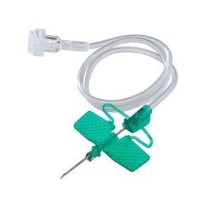 Blood Collection Infusion Set With Female Luer 21 X 3/4" Green 50/Case